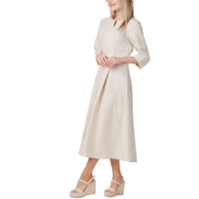 Load image into Gallery viewer, Anne Kelly Embroidered Linen Dress