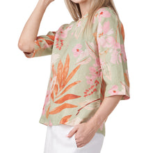 Load image into Gallery viewer, Anne Kelly Linen Floral Top