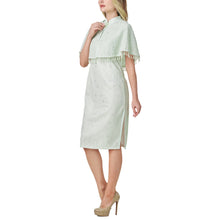 Load image into Gallery viewer, Arthur Yen Cheongsam With Cape