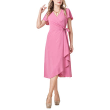 Load image into Gallery viewer, Arthur Yen Fit And Flare Wrap Dress