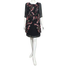 Load image into Gallery viewer, Joan Allen Chiffon Floral Dress