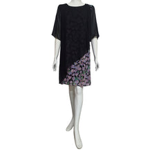 Load image into Gallery viewer, Joan Allen Floral Chiffon Overlay Dress