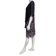 Load image into Gallery viewer, Joan Allen Floral Chiffon Overlay Dress
