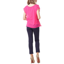 Load image into Gallery viewer, Joan Allen Cowl Neck Chiffon Blouse