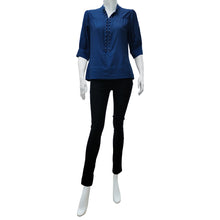 Load image into Gallery viewer, Joan Allen Faux Button Detail Blouse