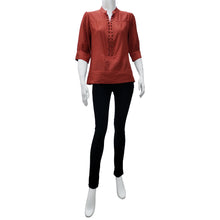 Load image into Gallery viewer, Joan Allen Faux Button Detail Blouse
