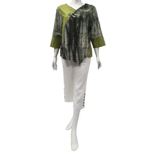 Load image into Gallery viewer, Anne Kelly Brushstroke Asymmetrical Blouse