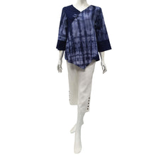 Load image into Gallery viewer, Anne Kelly Brushstroke Asymmetrical Blouse