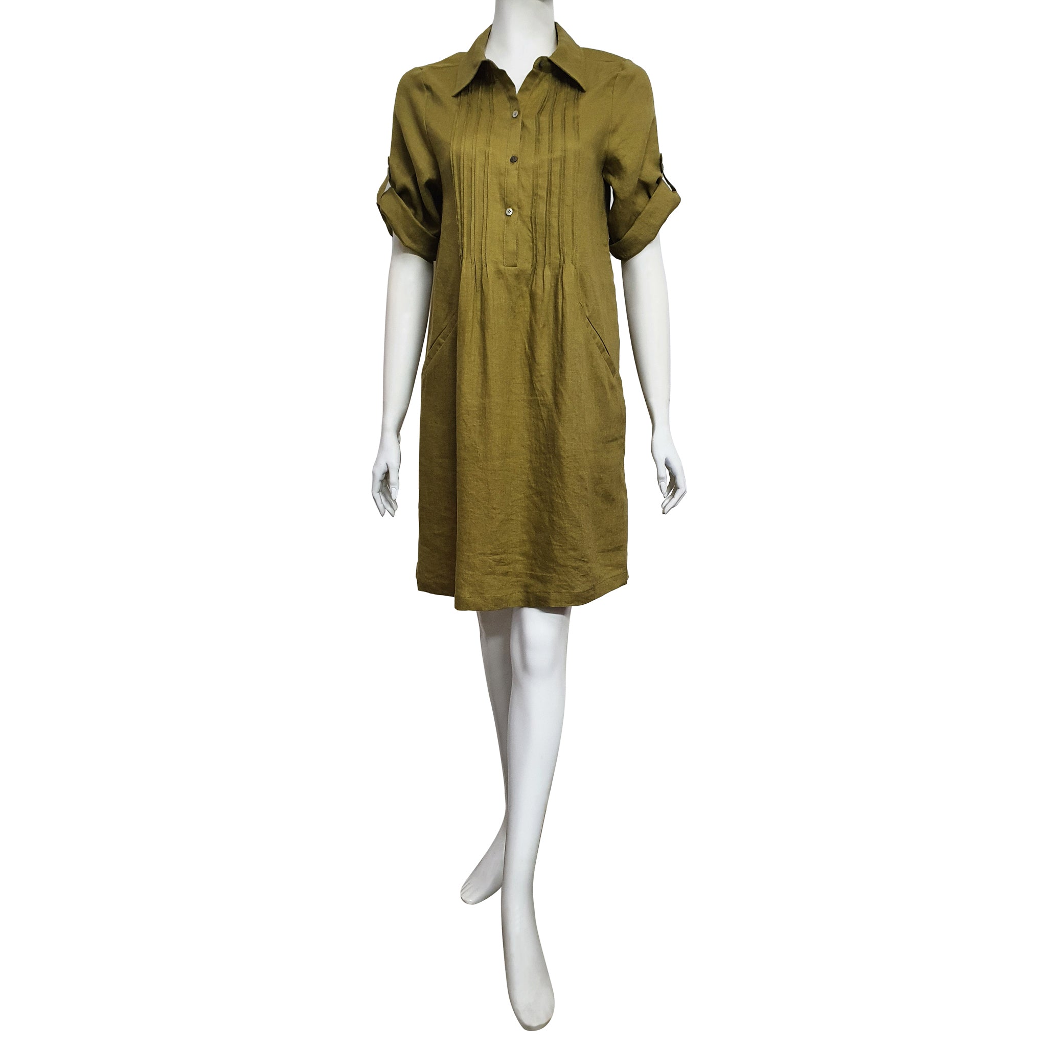 Anne Kelly Linen Shift Dress