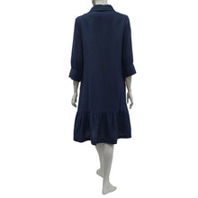 Load image into Gallery viewer, Anne Kelly Collared Ruffle Hem Dress