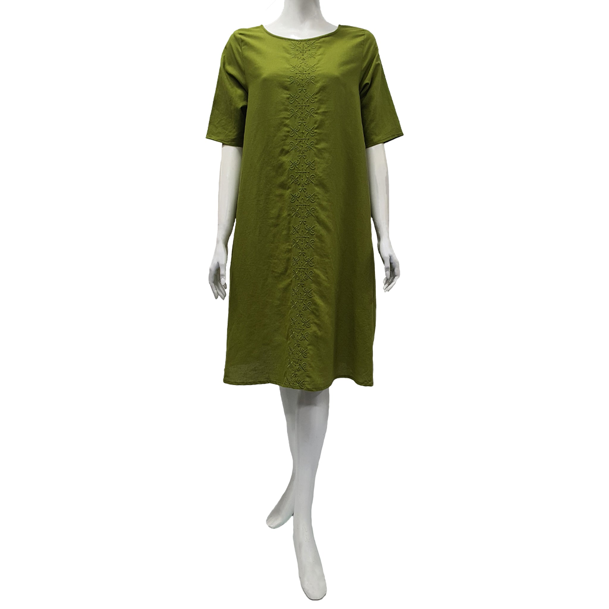 Anne Kelly Embroidered Shift Dress – Yen's Studio
