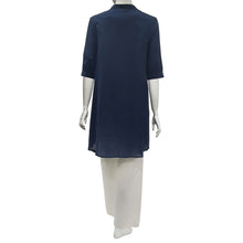 Load image into Gallery viewer, Anne Kelly High-Low Button-Up Blouse