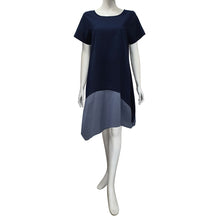 Load image into Gallery viewer, Anne Kelly Two-Tone Asymmetrical Hem Dress