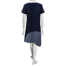 Load image into Gallery viewer, Anne Kelly Two-Tone Asymmetrical Hem Dress