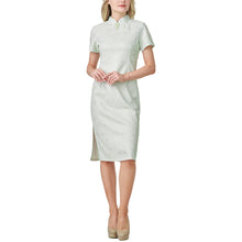 Load image into Gallery viewer, Arthur Yen Cheongsam With Cape