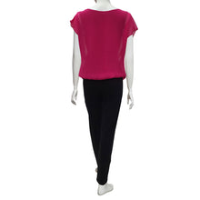 Load image into Gallery viewer, Arthur Yen Layered Cowl Neck Blouse