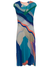 Load image into Gallery viewer, Co.lette Abstract-print Pleated Dress