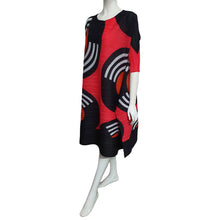 Load image into Gallery viewer, Co.lette Abstract Print Pleated Dress
