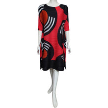 Load image into Gallery viewer, Co.lette Abstract Print Pleated Dress