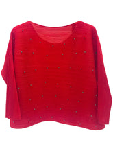 Load image into Gallery viewer, Co.lette Pleated Pearled Blouse