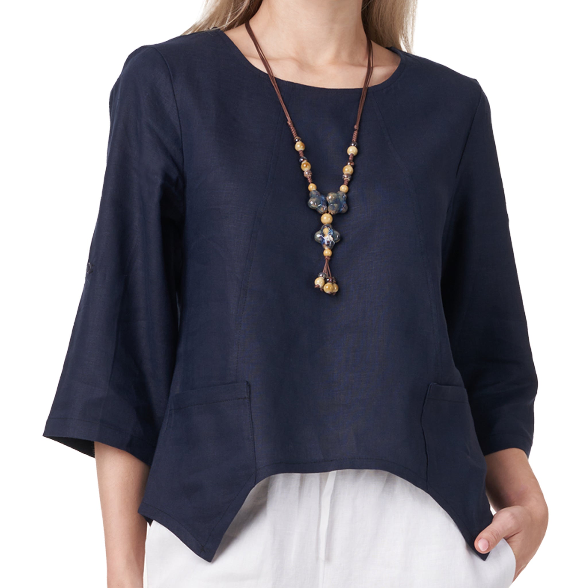 Anne Kelly Hi-Lo Blouse – Yen's Studio