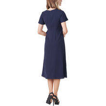 Load image into Gallery viewer, Arthur Yen Fit And Flare Wrap Dress
