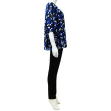 Load image into Gallery viewer, Joan Allen Abstract Print Chiffon Blouse

