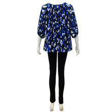 Load image into Gallery viewer, Joan Allen Abstract Print Chiffon Blouse
