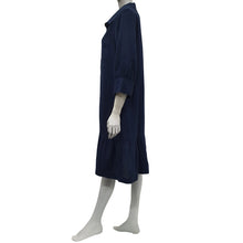 Load image into Gallery viewer, Anne Kelly Collared Ruffle Hem Dress
