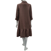 Load image into Gallery viewer, Anne Kelly Collared Ruffle Hem Dress
