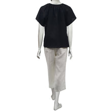 Load image into Gallery viewer, Anne Kelly Keyhole Tie-Neck Blouse
