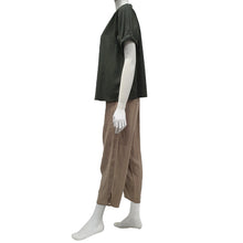 Load image into Gallery viewer, Anne Kelly Mandarin Collar Short-Sleeve Blouse
