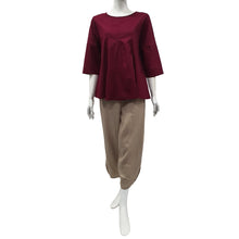 Load image into Gallery viewer, Anne Kelly Pleated 3/4 Sleeve Blouse
