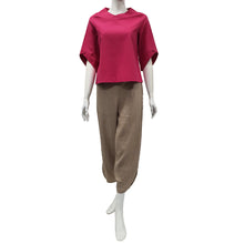 Load image into Gallery viewer, Anne Kelly Wide Neck Short-Sleeve Blouse
