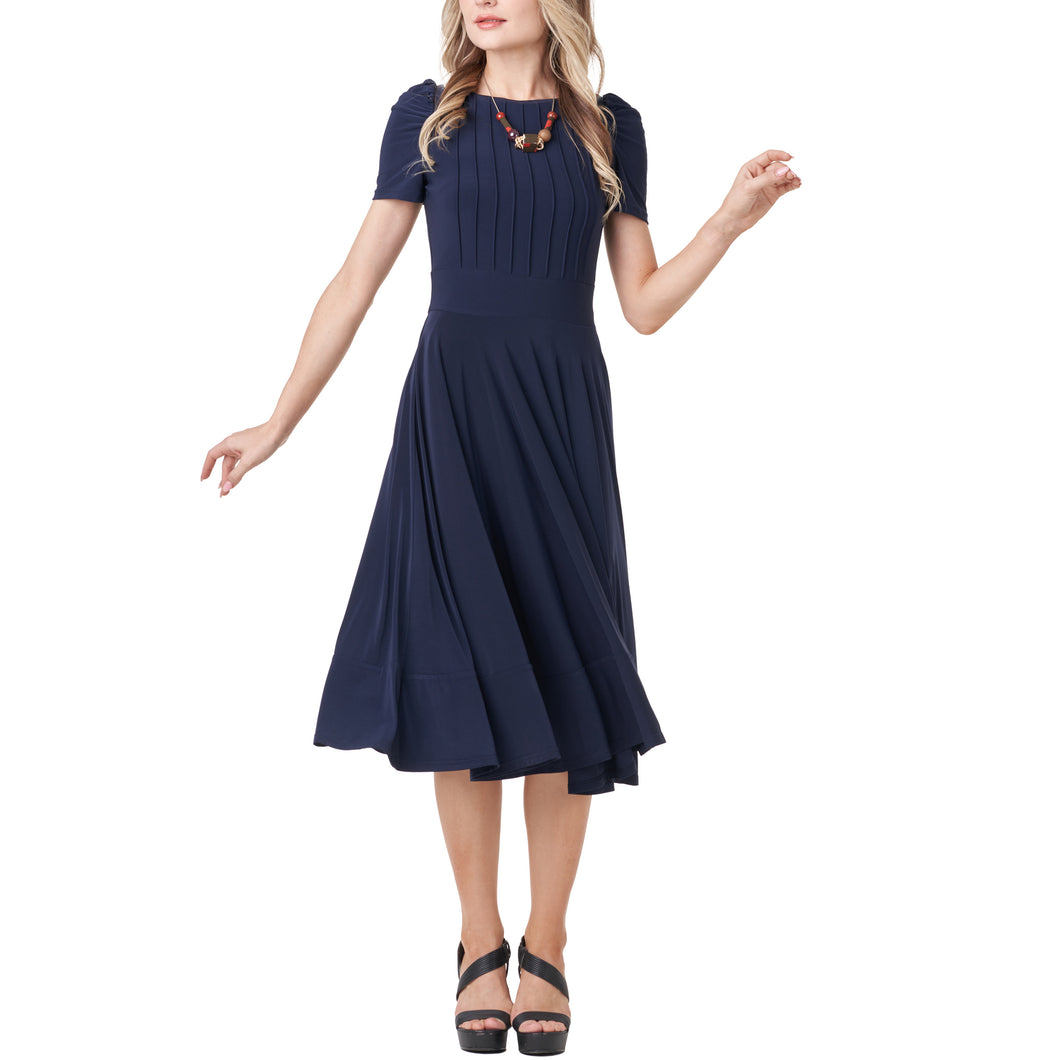 Arthur Yen Fit And Flare Knit Dress