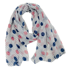 Load image into Gallery viewer, Circles and Polka Dots Shawl
