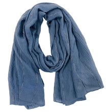 Load image into Gallery viewer, Sliver Thread Stripes Shawl

