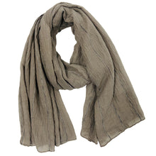 Load image into Gallery viewer, Sliver Thread Stripes Shawl
