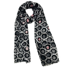 Load image into Gallery viewer, Concentric Circle Print Shawl
