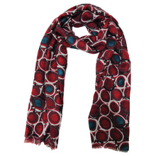 Load image into Gallery viewer, Concentric Circle Print Shawl
