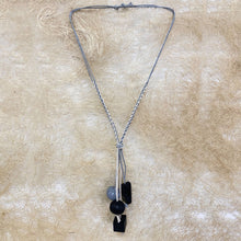 Load image into Gallery viewer, Wooden Geometric Shapes Long Necklace
